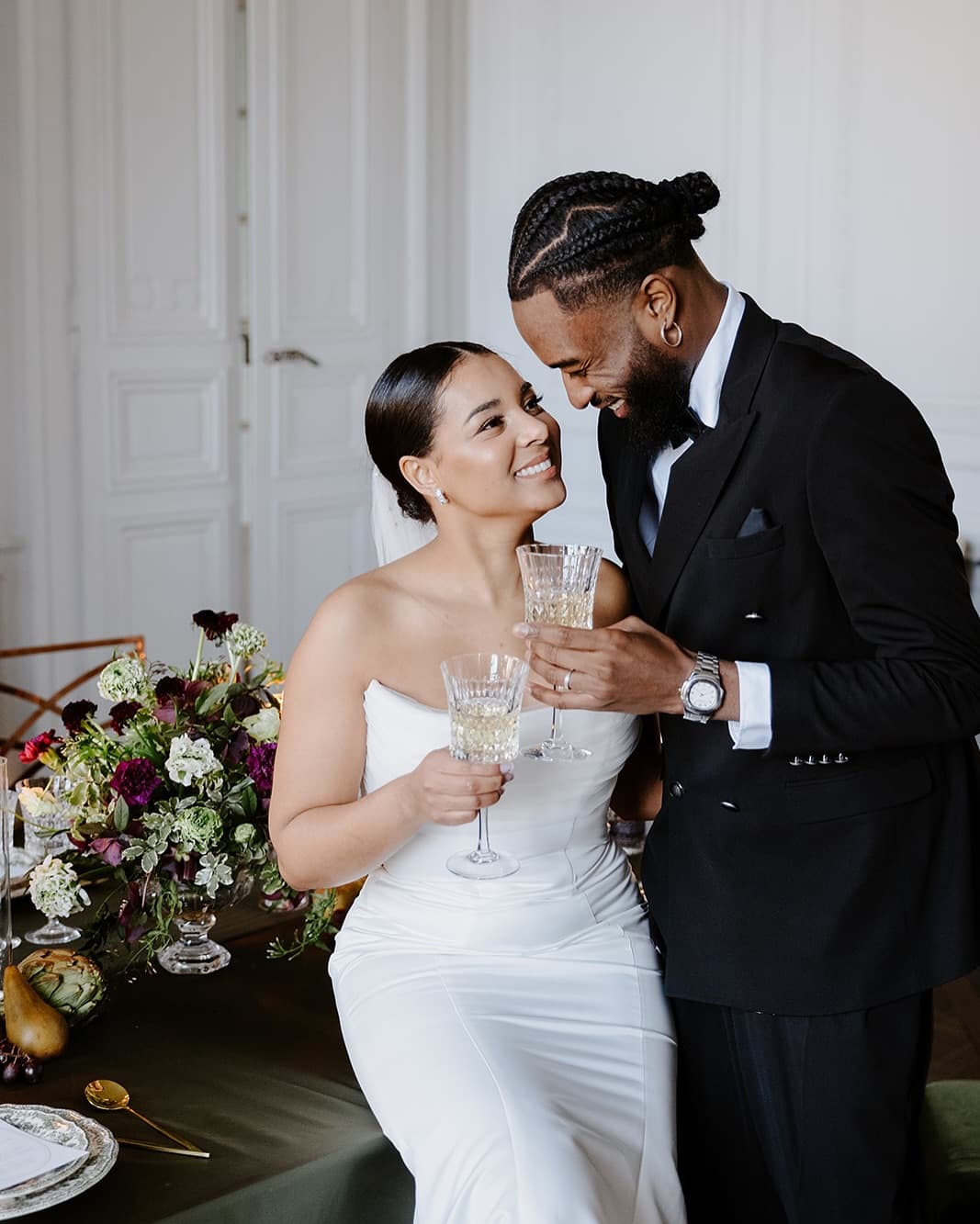 Rose et Bryan, portrait des mariés