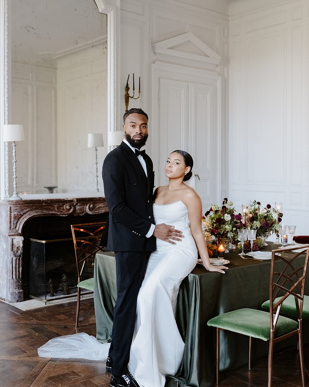 Rose et Bryan au Château de Montgobert